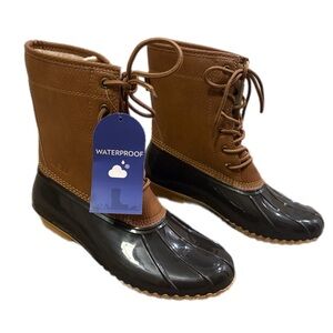 JBU Men’s Waterproof Brown and Black‎ Boots- NWT